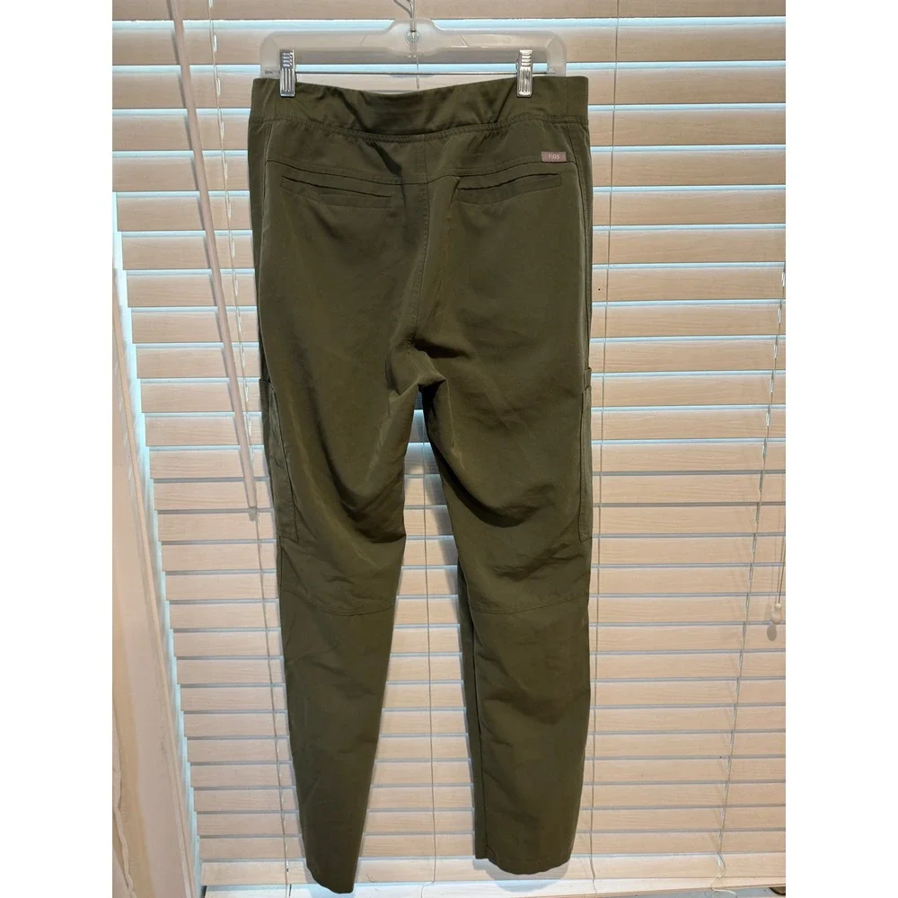 Figs Axim T2001 Men Olive Green Cargo Scrub Pants Technical Collection Large L